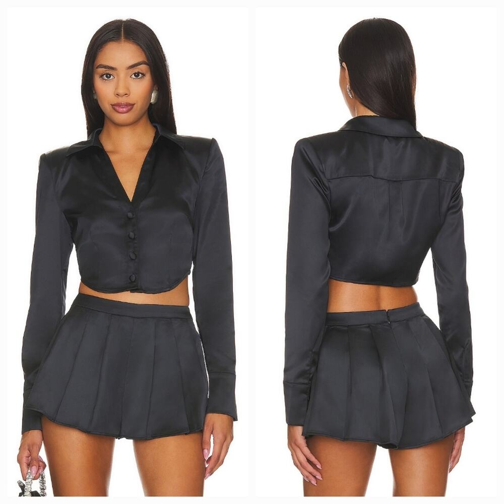 MAJORELLE Mary Shirt in Black